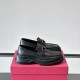 replica LEATHER LOAFERS IN BLACK - SF78 UK