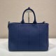 replica JARDINIERE EXTRA LARGE COTTON CANVAS TOTE BAG IN BLUE UK