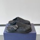 replica AQUA MULES BLACK OBLIQUE JACQUARD - CDS25 UK