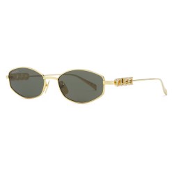 OVAL SUNGLASSES IN GOLD GG1802S - SG214 UK