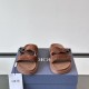replica AQUA SANDALS DEEP BROWN SUEDE - CDS35 UK