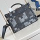 replica HANDLE TRUNK BAG DAMOFLAGE BLACK CANVAS N00059 UK
