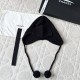 replica BEANIE BLACK WOOL CASHMERE UK