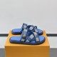 replica VENICE MULES IN BLUE - LVS103 UK