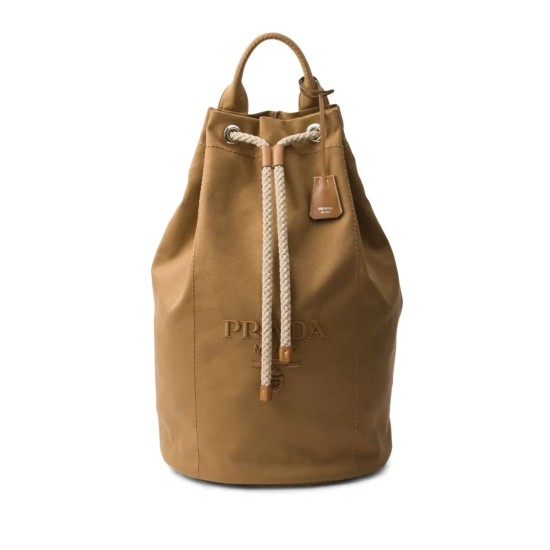 replica DRAWSTRING BACKPACK IN BROWN UK