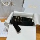 replica 30 MONTAIGNE BELT IN BLACK - B395 UK
