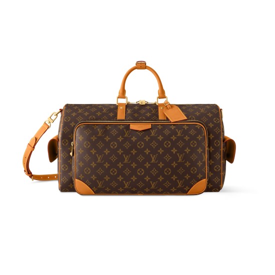 replica KEEPALL CARGO 50 BAG BROWN MONOGRAM CANVAS M14735 UK