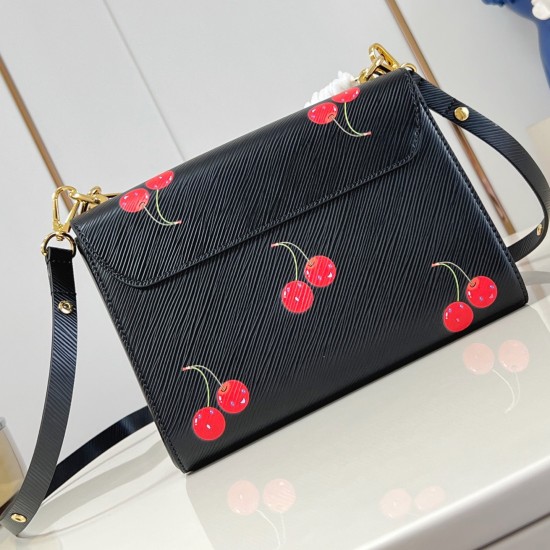 Replica X Tm Twist Mm Handbag Black Epi Grained Cowhide Leather M14094 Uk