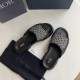 replica H-TOWN SANDALS IN BLACK AND BEIGE - CDS27 UK