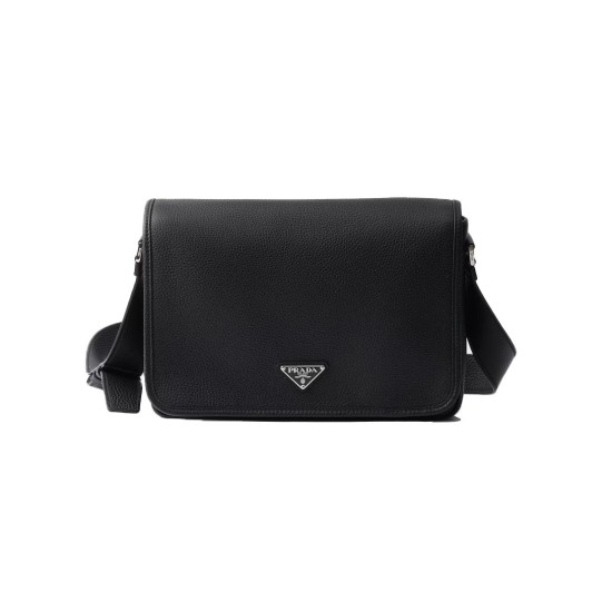 replica LEATHER SHOULDER BAG IN BLACK UK