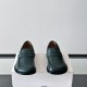 replica CAMPO DEERSKIN LOAFERS IN EVERGREEN UK