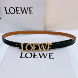 LEATHER 15MM BELT IN BLACK - B394 UK