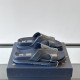 Replica L 11791 LFR#17911 Buddha Luxury Replica Oasis Mules In Navy Blue Calf Leather - Lvs109 Uk - 11791 - Buddha Luxury