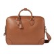 replica GG EMBLEM MEDIUM BRIEFCASE BROWN LEATHER UK
