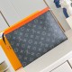 replica POCHETTE VOYAGE MM SUNRISE ORANGE MONOGRAM ECLIPSE CANVAS M26031 UK