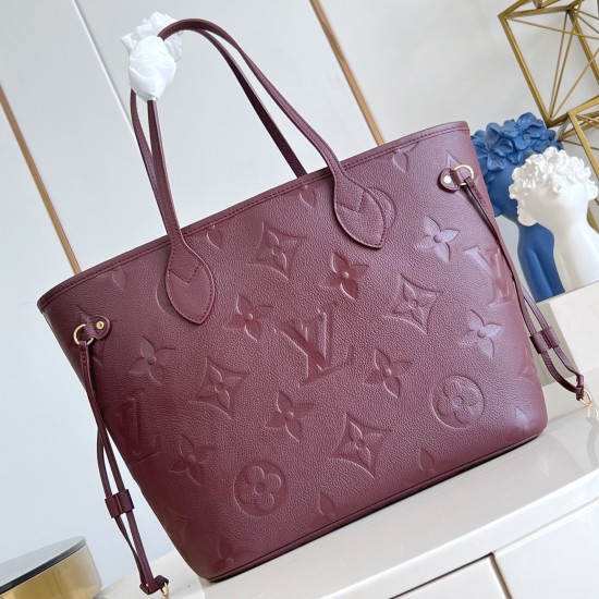 Replica L 13472 LFR#18411 Buddha Luxury Replica Neverfull Mm Bag Grenat Embossed Grained Cowhide Leather M25855 Uk - 13472 - Buddha Luxury