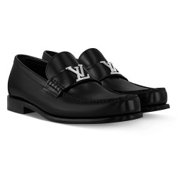 MAJOR LOAFERS IN BLACK 1AHAU4 UK