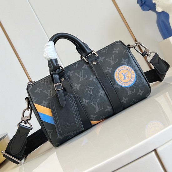 replica KEEPALL BANDOULIERE 25 BAG MONOGRAM ECLIPSE CANVAS P01942 UK
