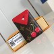 replica X TM PORTE-CARTES MAGNET BROWN MONOGRAM CANVAS M14562 UK