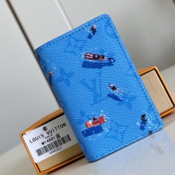 Pocket Organizer Pool Blue Colored Monogram Canvas M14881 Uk Pocket Organizer Pool Blue Colored Monogram Canvas M14881 Uk