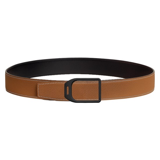 Replica Jockey Belt Buckle  Reversible Leather Strap 38 Mm In Brown - B399 Uk - 14580 - Buddha Luxury