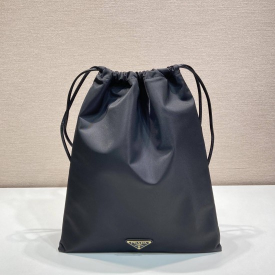 replica RE-NYLON POUCH IN BLACK UK