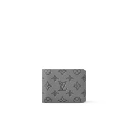 Multiple Wallet Anthracite Gray Monogram Shadow Calf Leather M81383 Uk