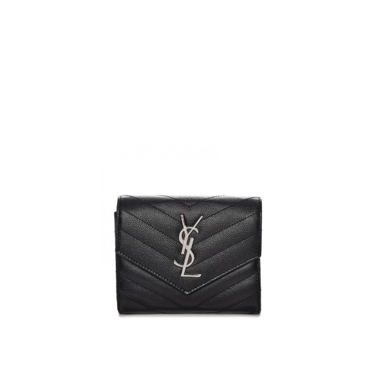 Replica ENVELOPE SILVER YSL WALLET IN BLACK GRAINED LEATHER UK replica ENVELOPE SILVER YSL WALLET IN BLACK GRAINED LEATHER UK