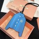 replica LEATHER SHIRT KEYCHAIN IN BLUE UK