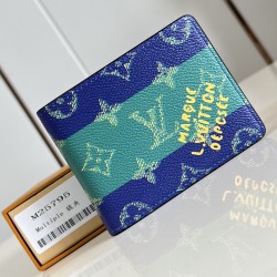 Slender Wallet Blue Stripes Monogram Heritage Canvas M25795 Uk Slender Wallet Blue Stripes Monogram Heritage Canvas M25795 Uk