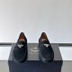 replica LEATHER DRIVING SHOES IN BLACK - PD232 UK