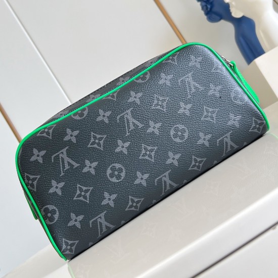 replica DOPP KIT BLACK MONOGRAM ECLIPSE CANVAS M26433 UK