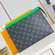 replica POCHETTE VOYAGE MM BORNEO GREEN MONOGRAM MACASSAR CANVAS M12816 UK