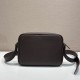 replica LEATHER SHOULDER BAG IN BAMBOO GREY UK