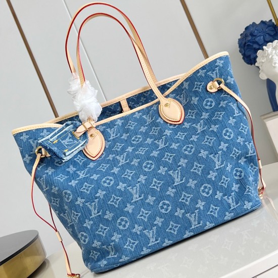 Replica L 13543 LFR#17220 Buddha Luxury Replica Neverfull Mm Tote Bag In Denim Blue M13192 Uk - 13543 - Buddha Luxury