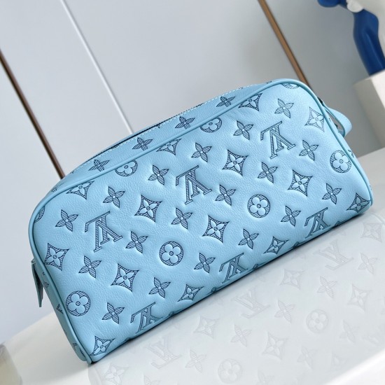 Replica L Men Clutch and pouch Dopp Kit Blue Monogram Shadow M14885 Uk Replica L Men Clutch and pouch Dopp Kit Blue Monogram Shadow M14885 Uk