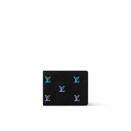 Replica MULTIPLE WALLET GRADIENT BLUE LV BLASON DENIM M13964 UK replica MULTIPLE WALLET GRADIENT BLUE LV BLASON DENIM M13964 UK