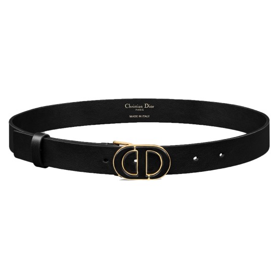 replica 30 MONTAIGNE BELT IN BLACK - B395 UK