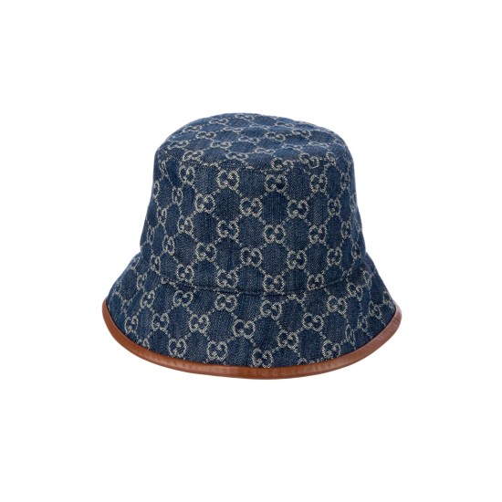 replica WASHED JACQUARD DENIM HAT UK