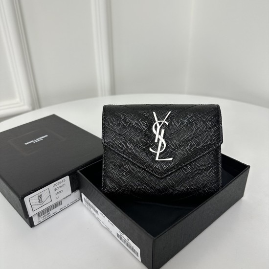 Replica ENVELOPE SILVER YSL WALLET IN BLACK GRAINED LEATHER UK replica ENVELOPE SILVER YSL WALLET IN BLACK GRAINED LEATHER UK