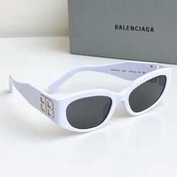 BOSSY ROUND AF SUNGLASSES IN WHITE BB0324 - SG149 UK