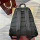 replica OPHIDIA MEDIUM BACKPACK BLACK SOFT LEATHER WITH NATURAL SHINE UK