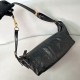Replica Medium D-Journey Bag In Crinkled Calfskin Black Flat Macrocannage Uk - 13114 - Buddha Luxury