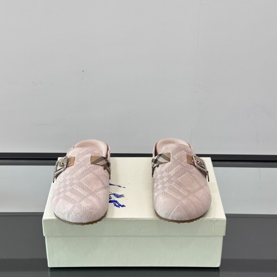 replica CHECK SUEDE URCHIN CLOGS IN WHITE - BBRS6 UK
