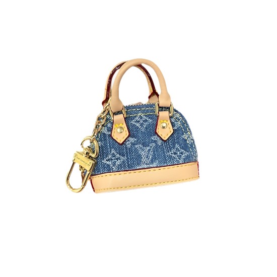replica MICRO ALMA BAG CHARM MONOGRAM DENIM M0170 UK