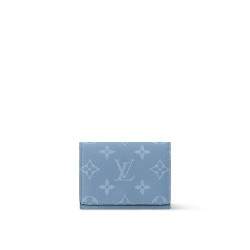 L Men's Business Card Hoder Bue