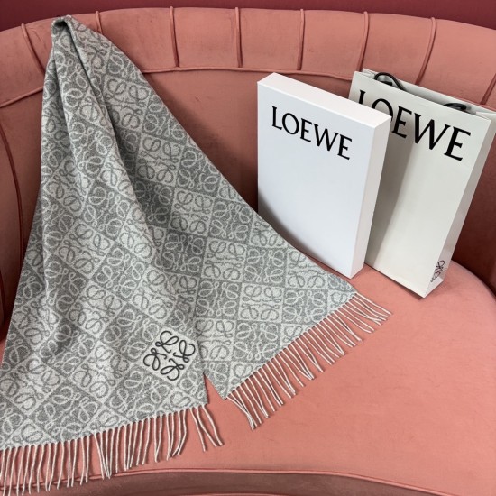 replica ANAGRAM SCARF IN GREY UK