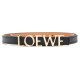 replica LEATHER 15MM BELT IN BLACK - B394 UK