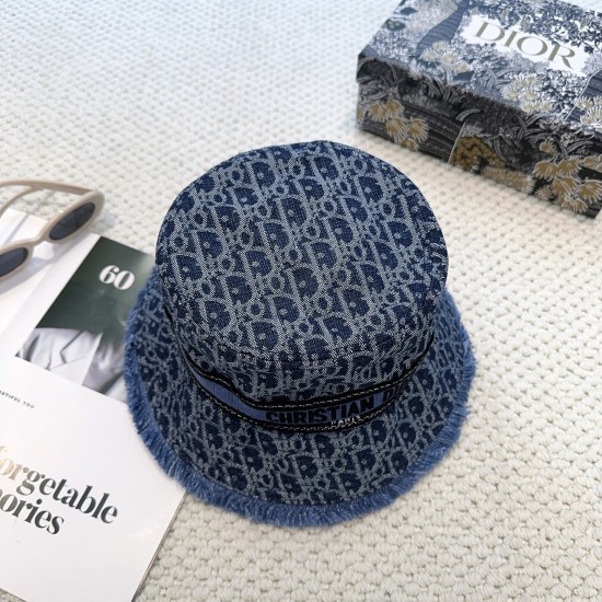 replica D-BOBBY OBLIQUE SMALL-BRIM BUCKET HAT UK