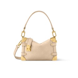 Side Trunk Pm Bag Biscuit Calf Leather M14571 Uk